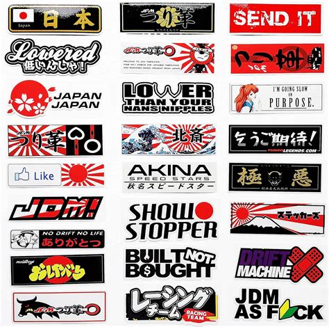 japanese decal car|japan decals for cars.